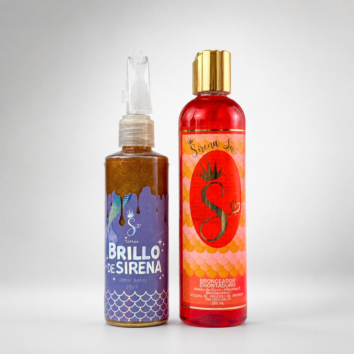 Kit Sirena Brillos Bronceado